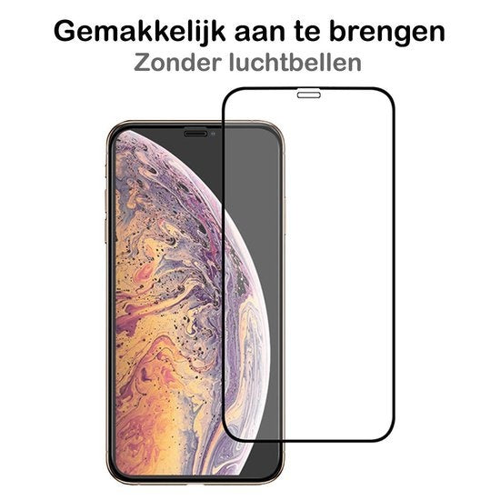 Full screen screenprotector van gehard glas voor iPhone 11