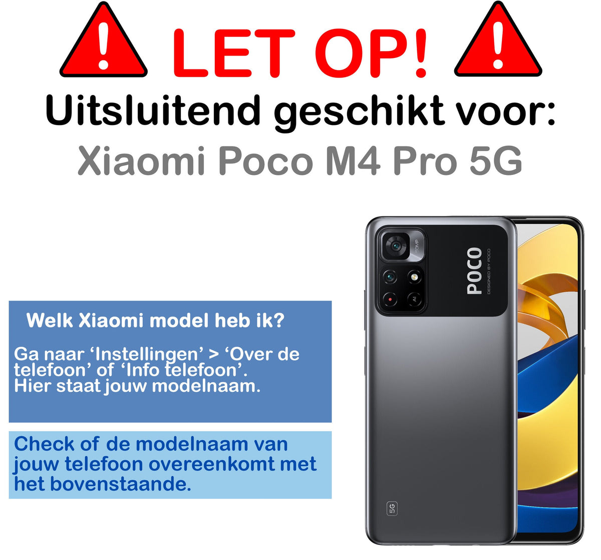Gehard glazen screenprotector voor Xiaomi Poco M4 Pro 5G