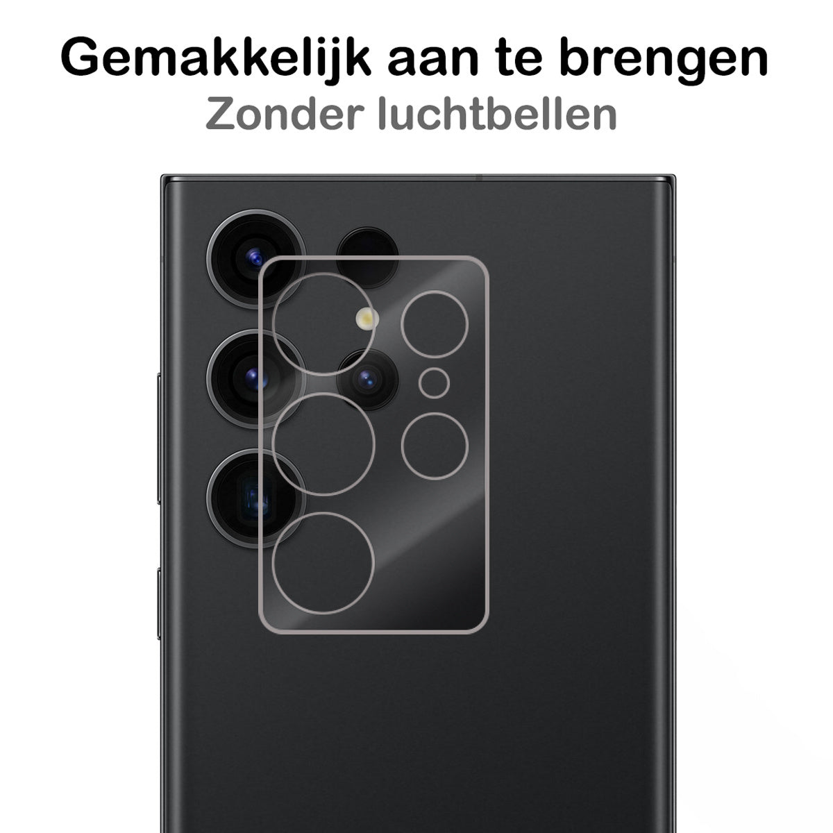 Camera Screenprotector van Gehard Glas Geschikt voor Samsung S23 Ultra
