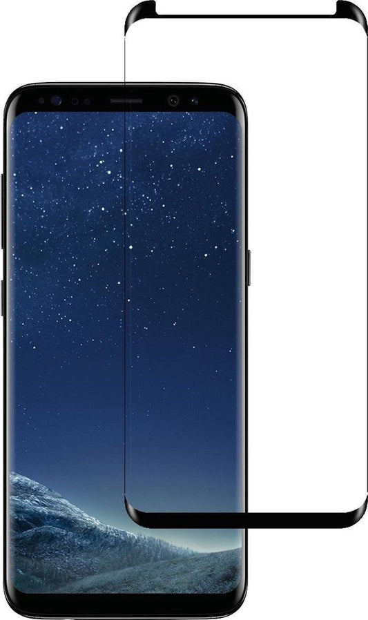 Screenprotector van gehard glas met zwarte randen