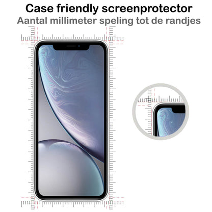 Screenprotector van gehard glas met volledige schermdekking voor iPhone Xs