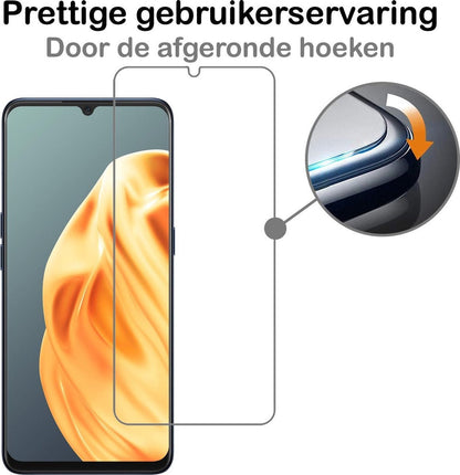 Gehard glazen screenprotector voor OPPO A91 met krasbescherming