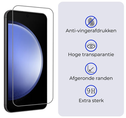 Screenprotector van gehard glas met anti-kraslaag