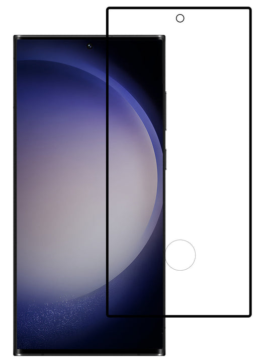 Gehard glazen screenprotector met zwarte randen
