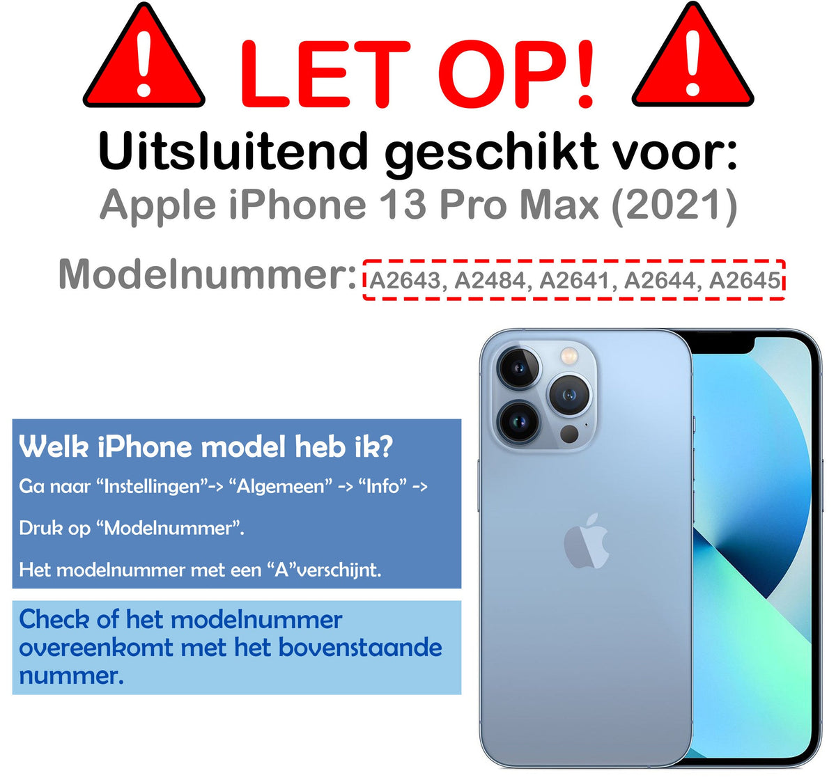 Privacy Screenprotector van Gehard Glas voor iPhone 13 Pro Max