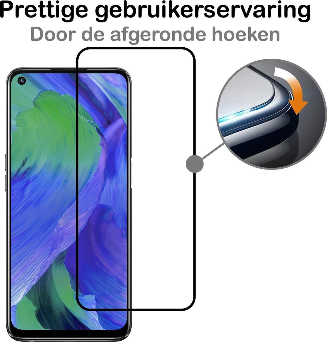 Screenprotector van gehard glas voor OPPO A54 5G