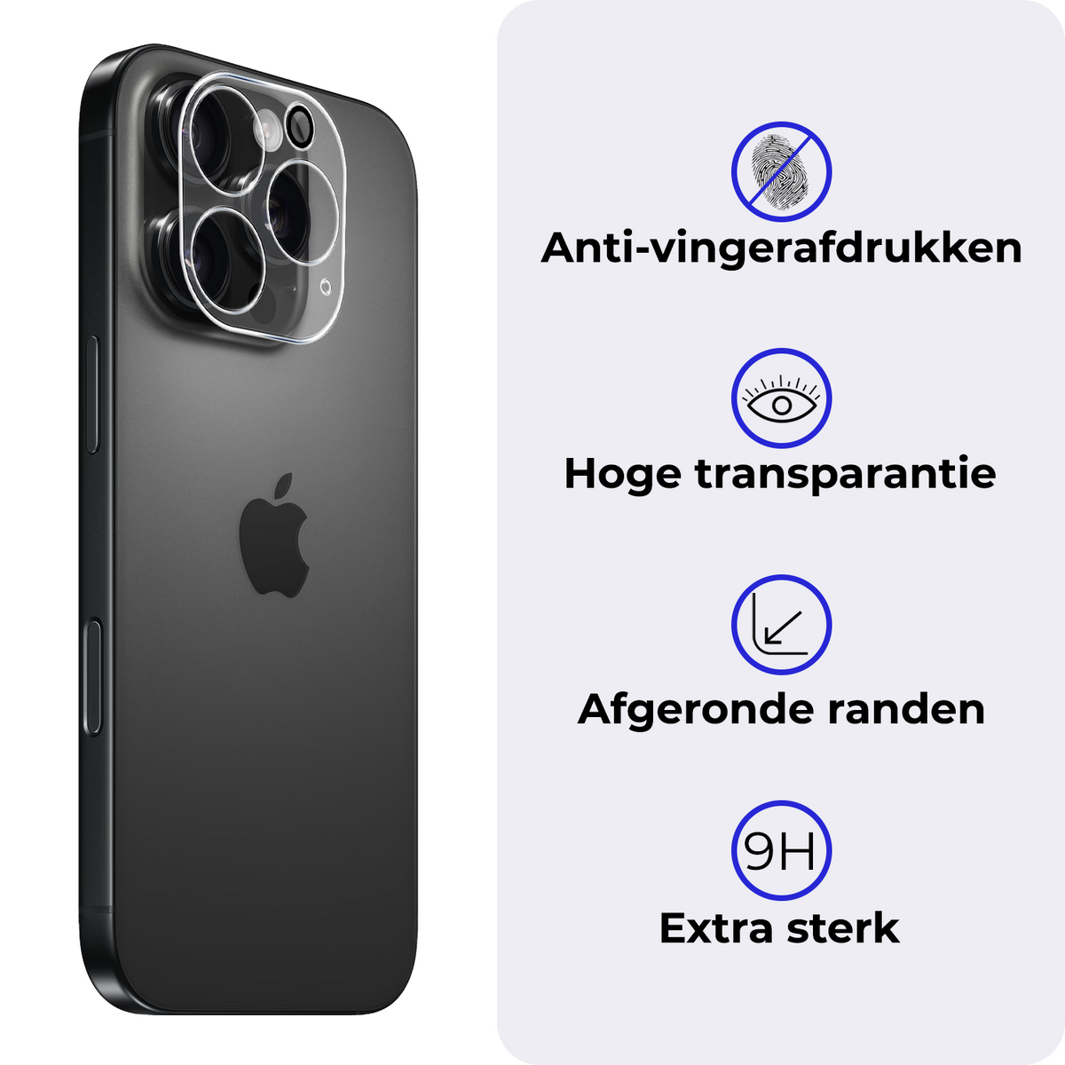 Gehard glazen camera screenprotector voor iPhone 16 Pro