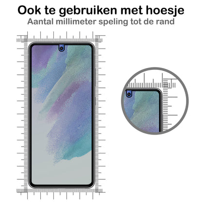 Privacy Screenprotector van Gehard Glas Geschikt voor Samsung S21 FE
