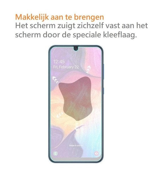 Screenprotector van gehard glas met zwarte randen