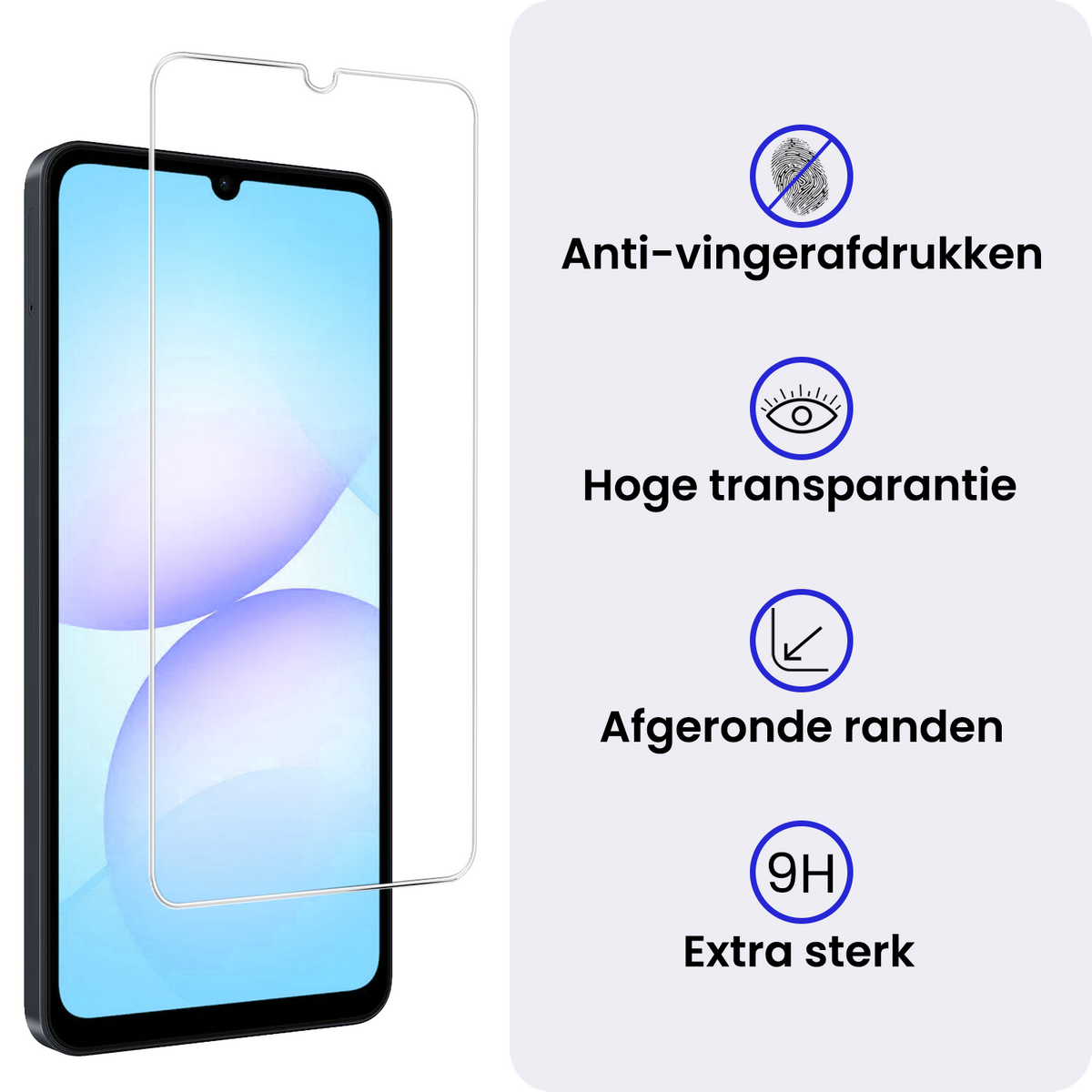 Gehard glazen screenprotector voor Samsung Galaxy A07