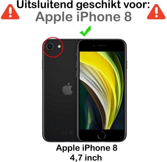 Screenprotector van gehard glas voor iPhone 8