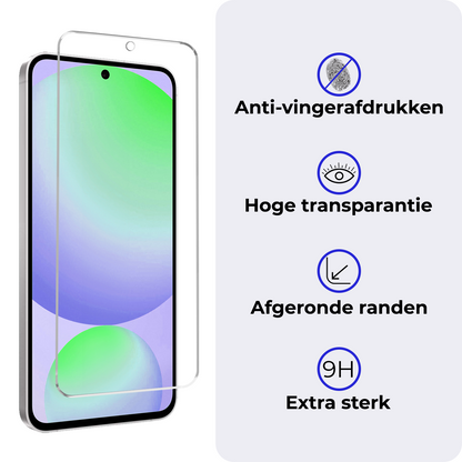 Screenprotector van gehard glas met antikraslaag voor Samsung Galaxy S24 FE