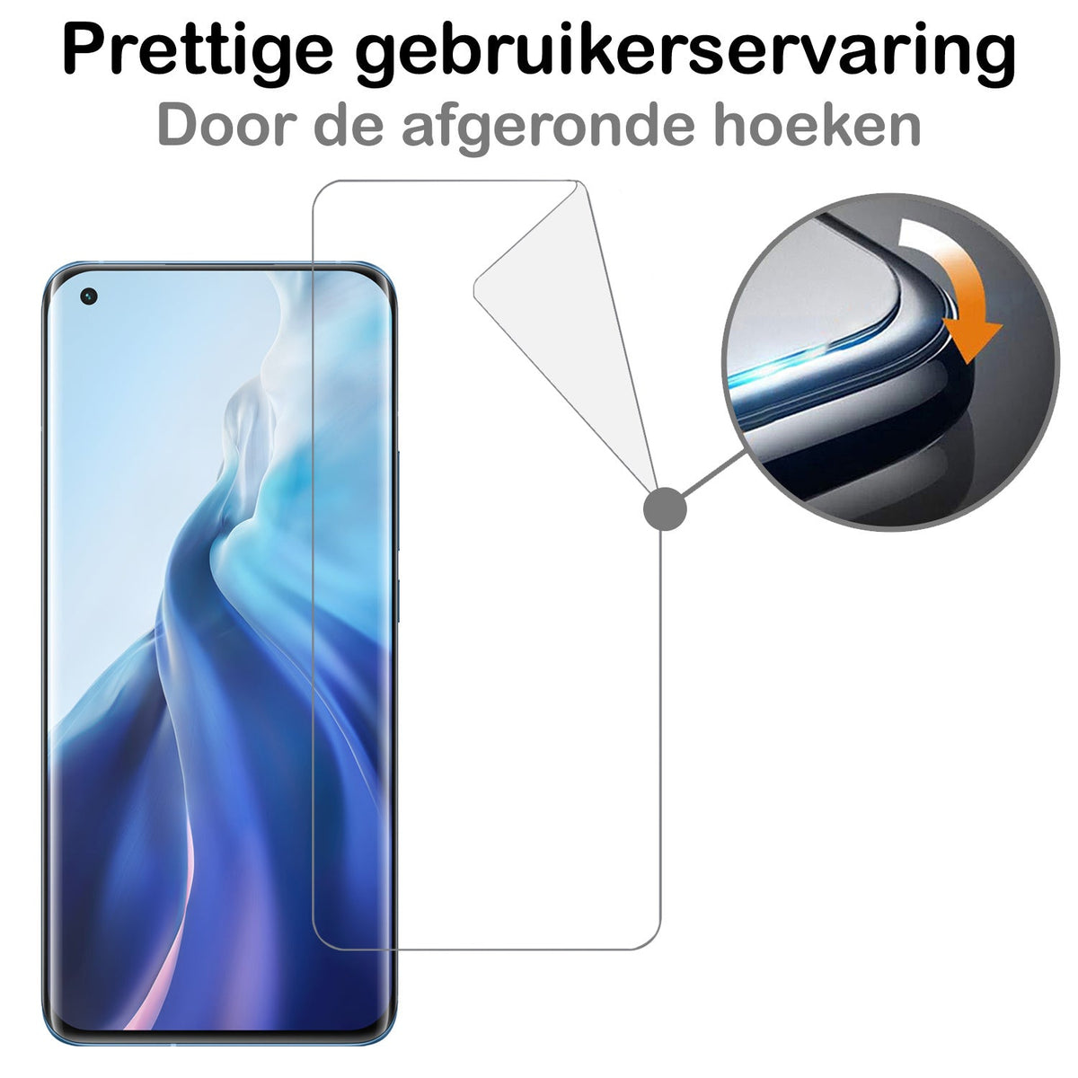 Flexibele TPU screenprotector voor Xiaomi Mi 11
