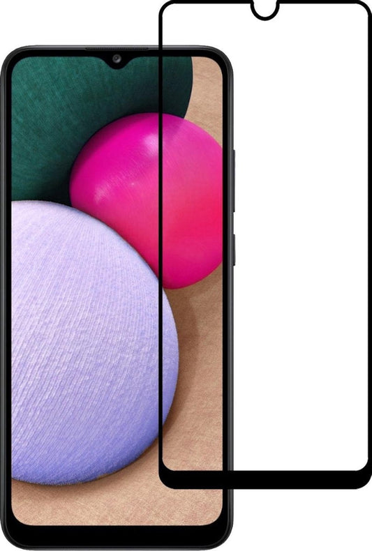 Full Screen Screenprotector van Gehard Glas Geschikt voor Samsung Galaxy A02s