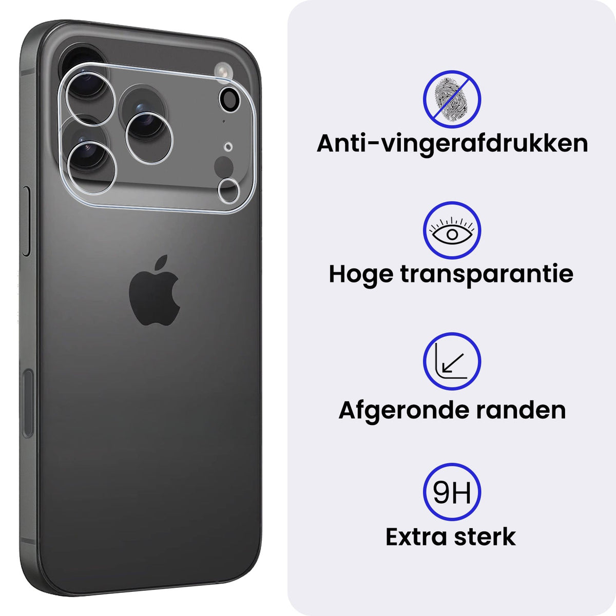Gehard glazen camera screenprotector voor iPhone 17 Pro