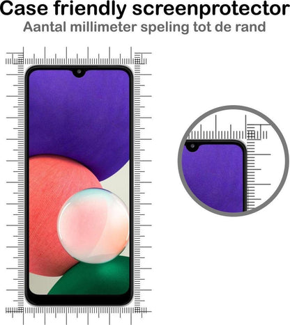 Gehard glazen screenprotector met zwarte randen