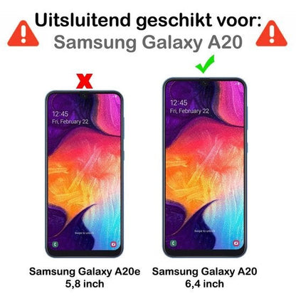 Gehard glazen screenprotector voor Samsung Galaxy A20