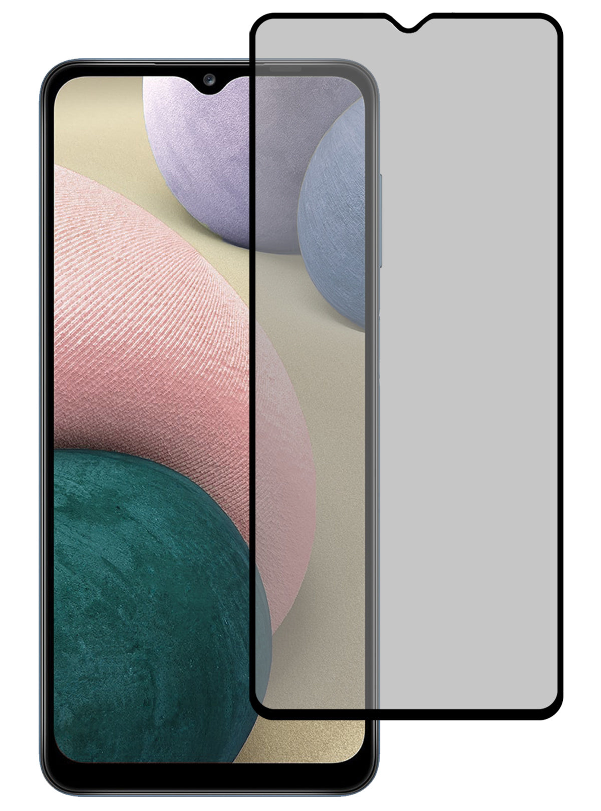 Privacy screenprotector van gehard glas voor Samsung Galaxy A12