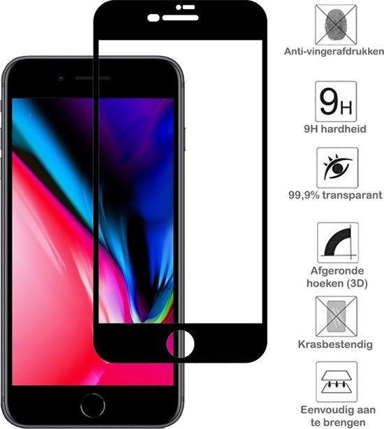 Screenprotector van gehard glas voor iPhone 7/8 Plus