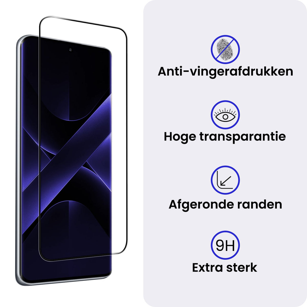 Screenprotector van gehard glas voor Xiaomi Poco X7