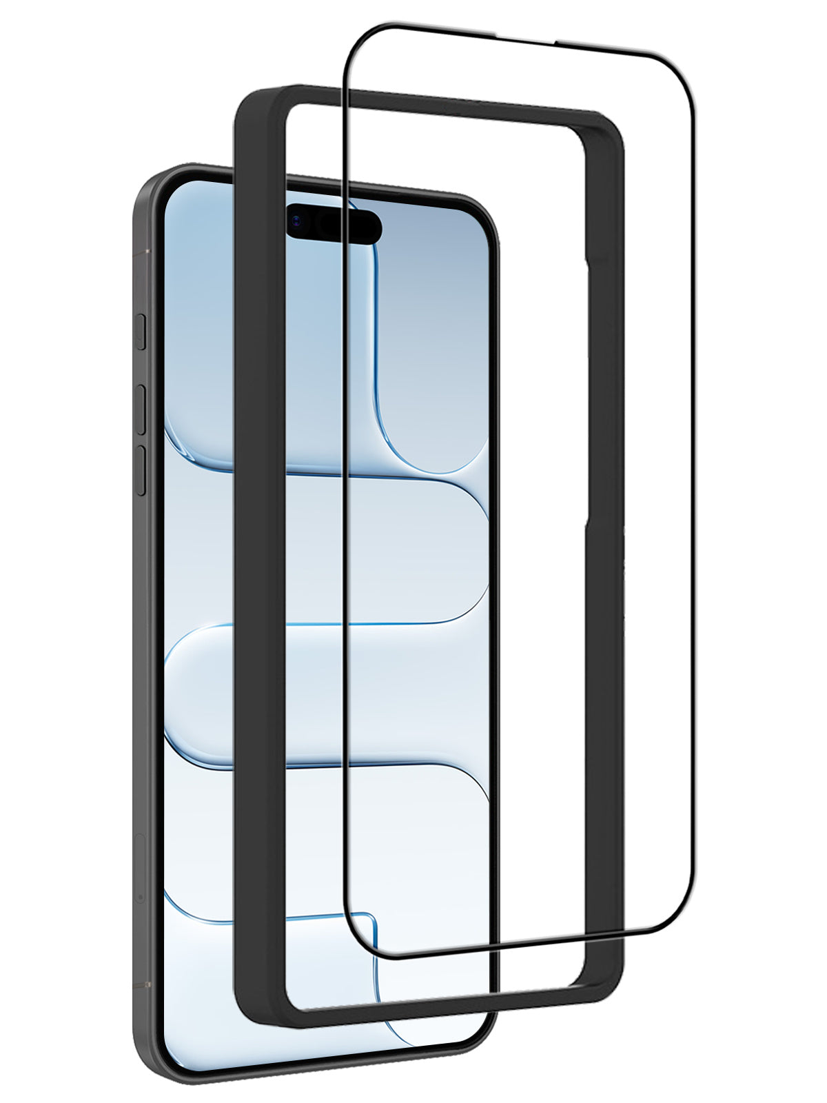 Gehard glazen screenprotector voor iPhone Air met installatieframe