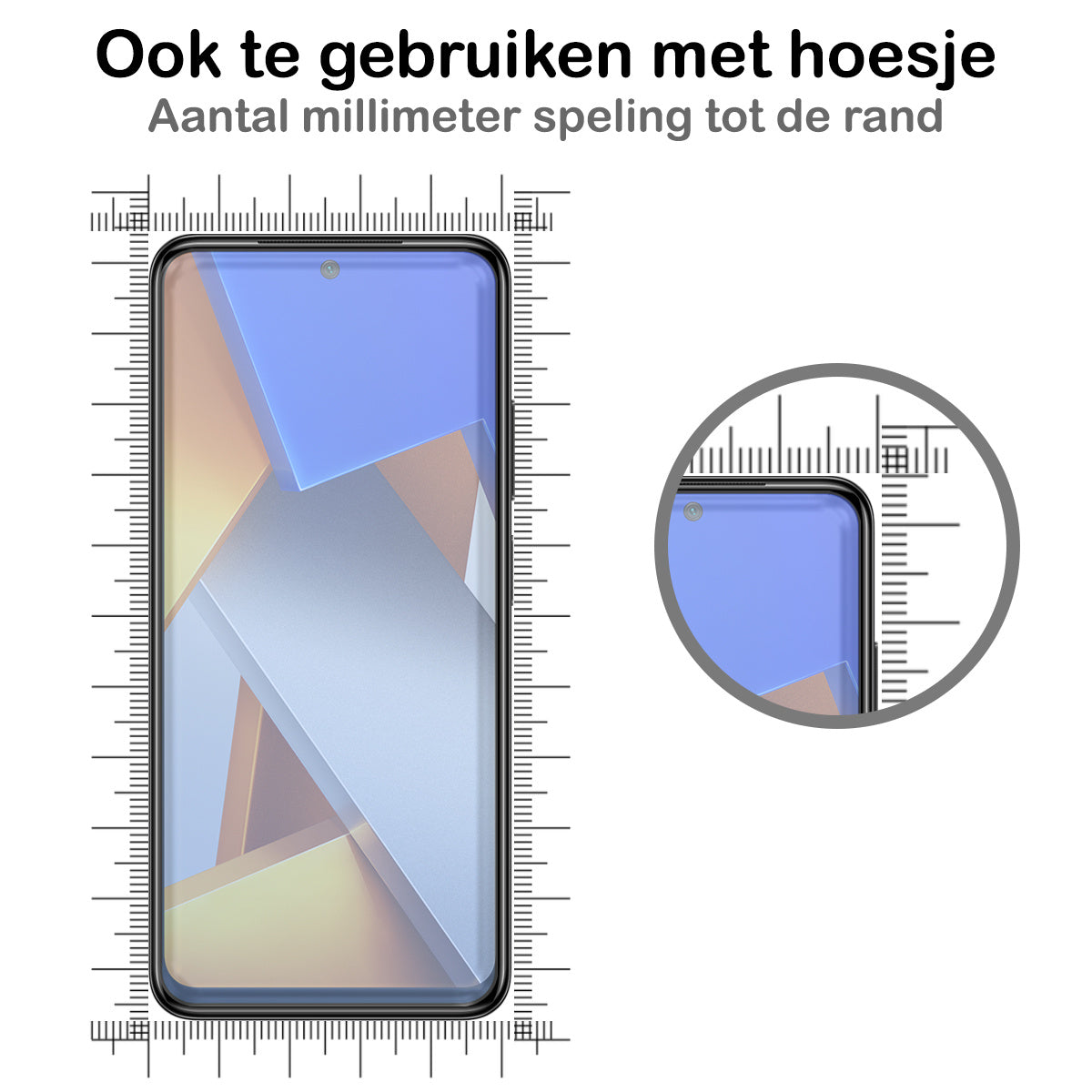 Gehard glazen screenprotector voor Poco M4 Pro 4G