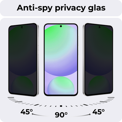 Gehard glazen screenprotector met privacy filter voor Samsung Galaxy S24 FE