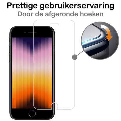 Screenprotector van gehard glas voor iPhone SE 2022