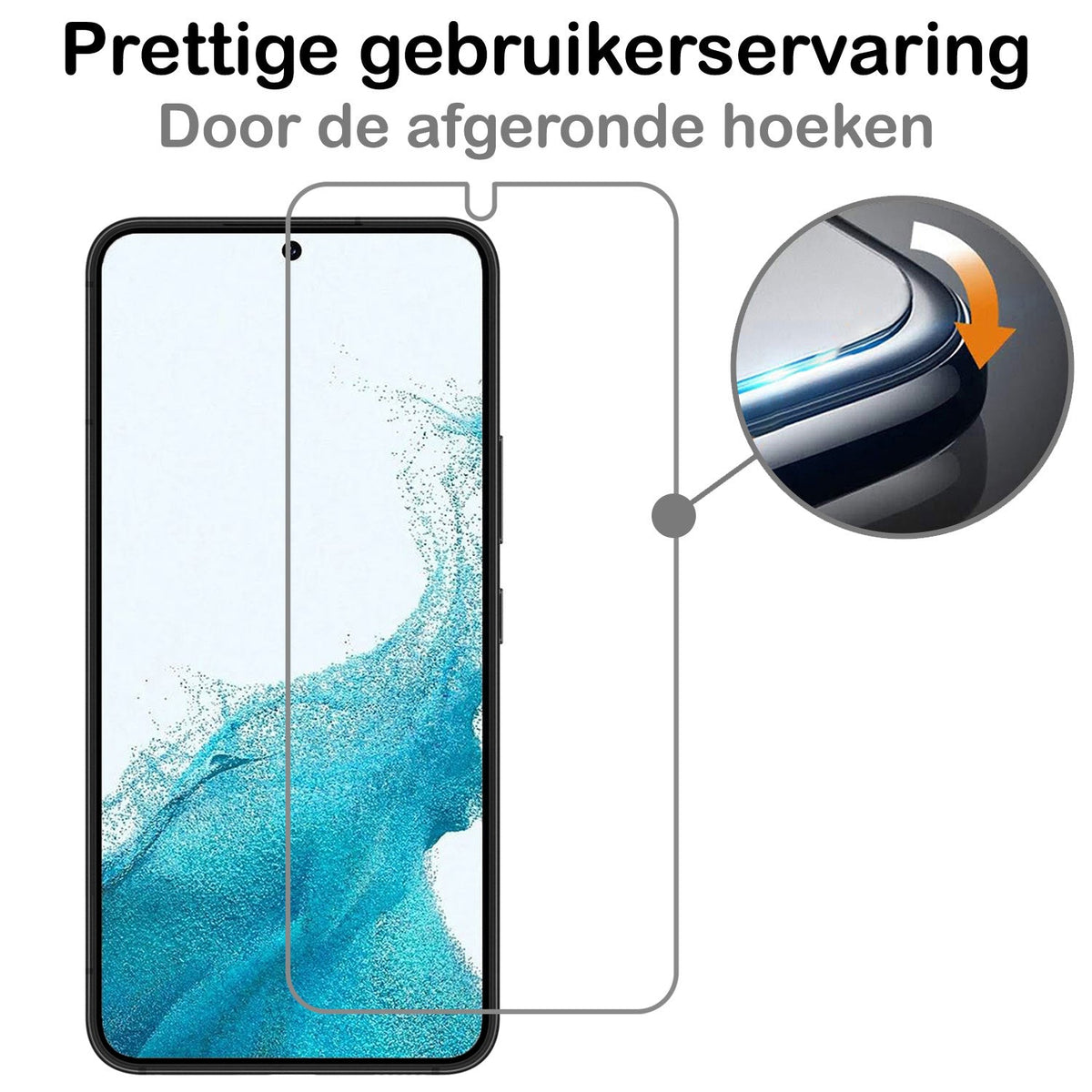 Gehard glazen screenprotector met krasbescherming