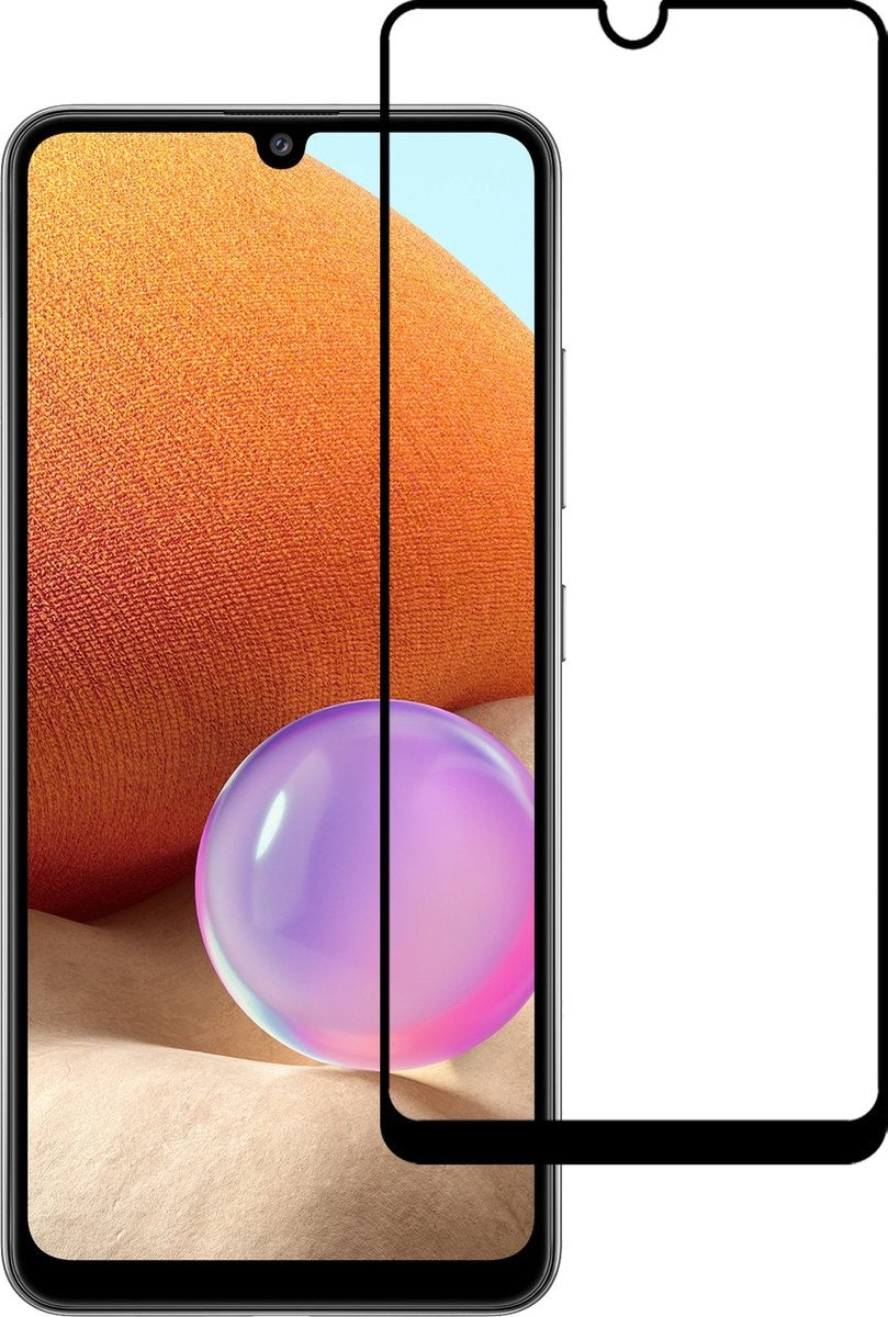 Full Screen Screenprotector Gehard Glas Geschikt Voor Samsung A32 5G