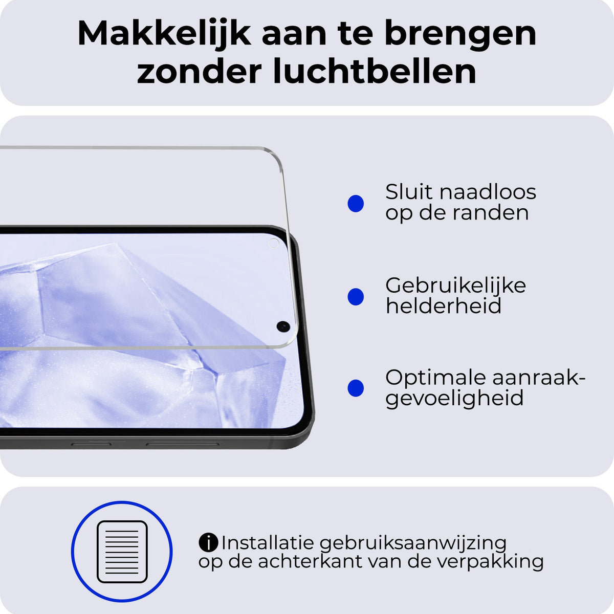 Gehard glazen screenprotector voor Samsung Galaxy A35