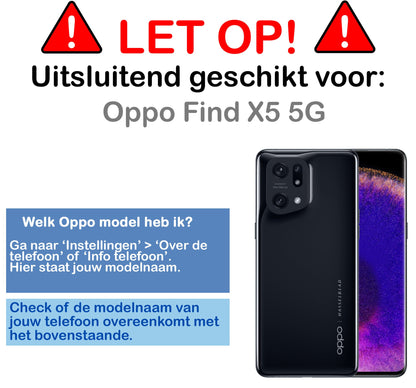 Screenprotector van gehard glas voor OPPO Find X5