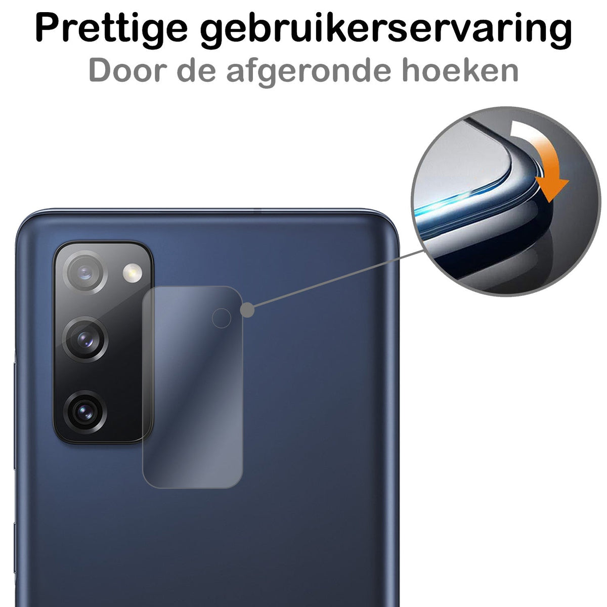 Camera screenprotector van gehard glas voor Samsung S20 FE