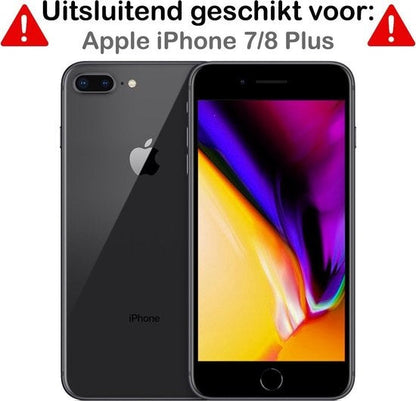 Glazen screenprotector voor iPhone 7/8 Plus met krasbescherming