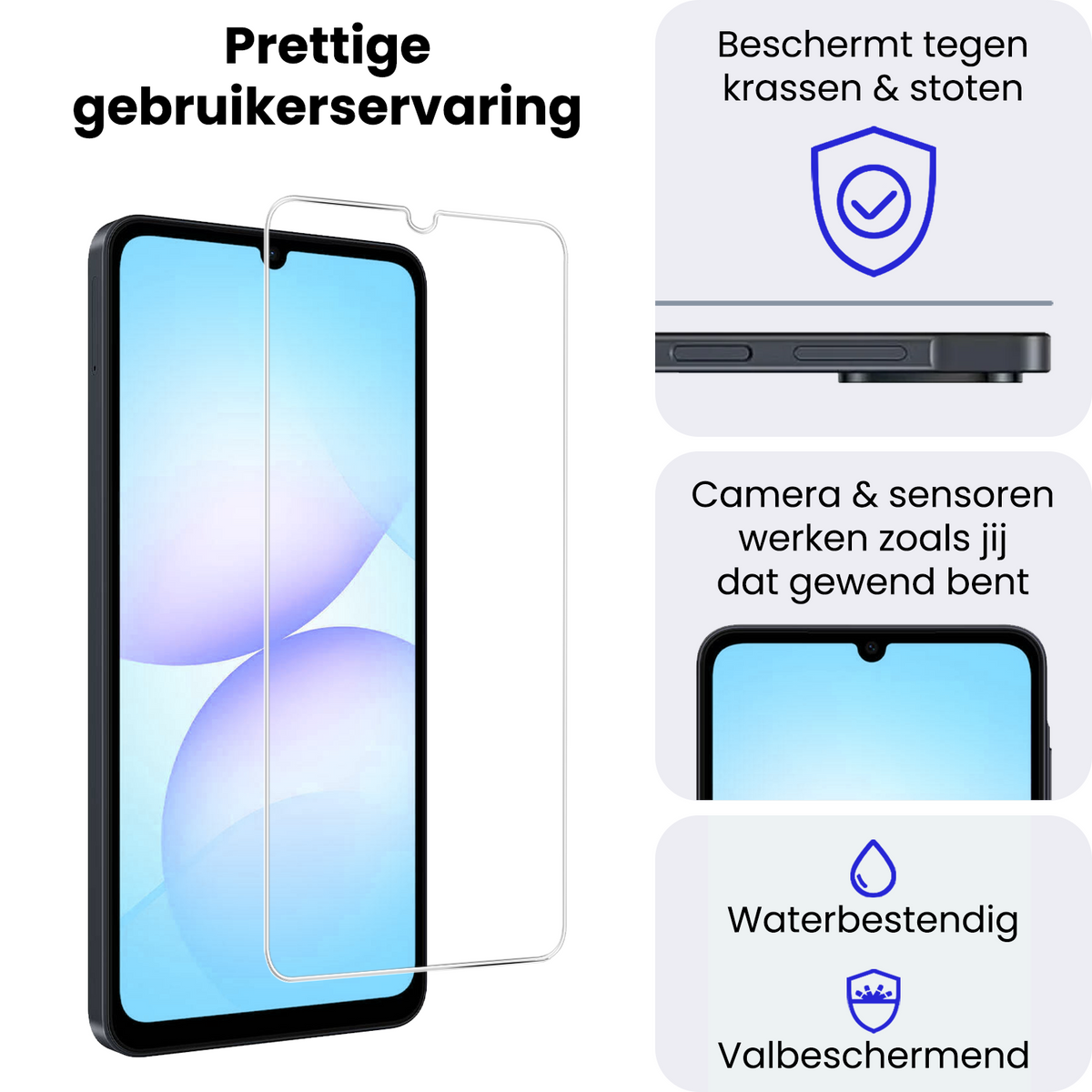 Gehard glazen screenprotector voor Samsung Galaxy A07