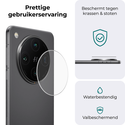 Camera screenprotector van gehard glas voor OPPO Find X8 Pro