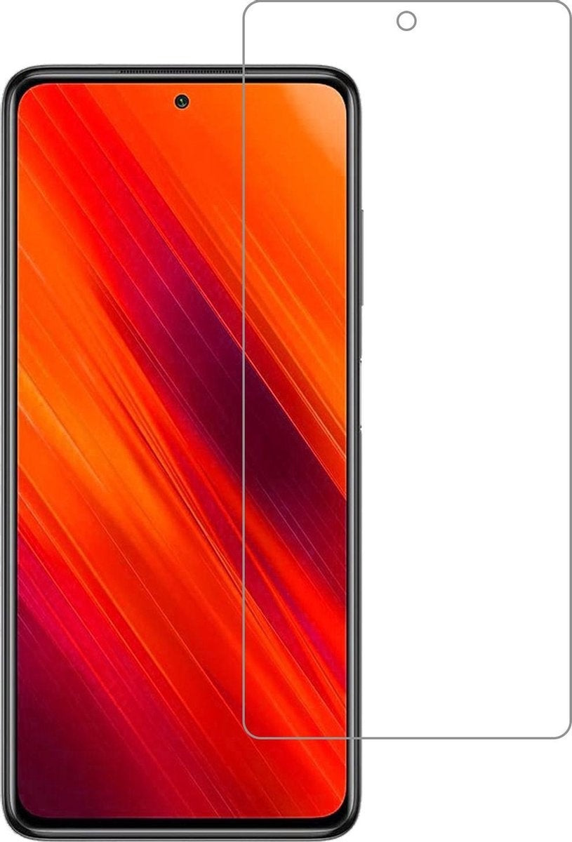 Gehard glazen screenprotector voor Poco X3 met krasbescherming