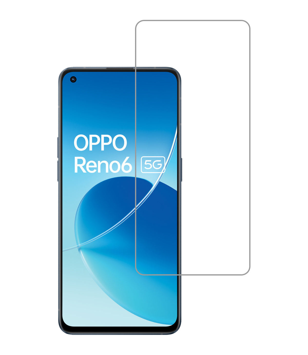 Screenprotector van gehard glas voor OPPO Reno 6