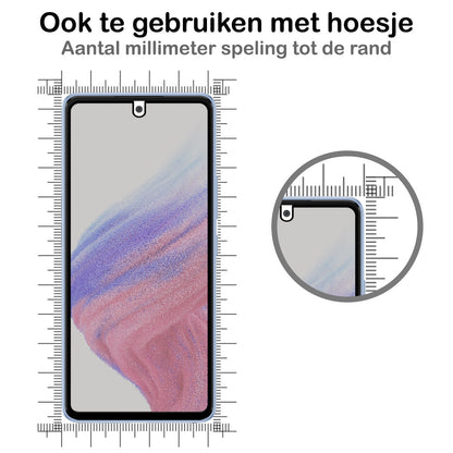 Screenprotector van gehard glas met privacyfilter