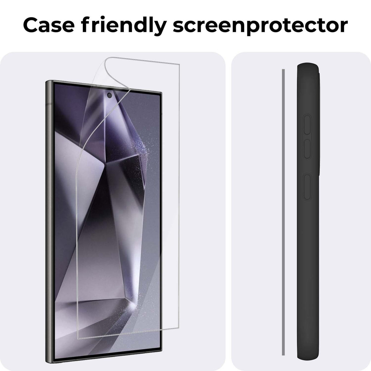 Flexibele screenprotector geschikt voor Samsung Galaxy S24 Ultra