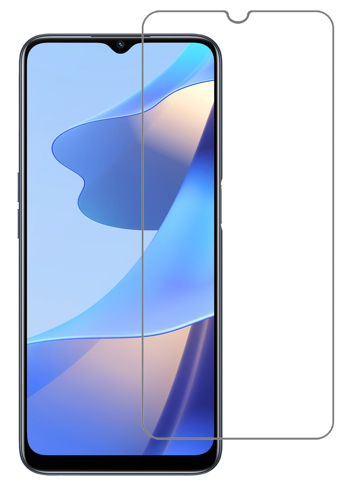 Gehard glazen screenprotector voor OPPO A16