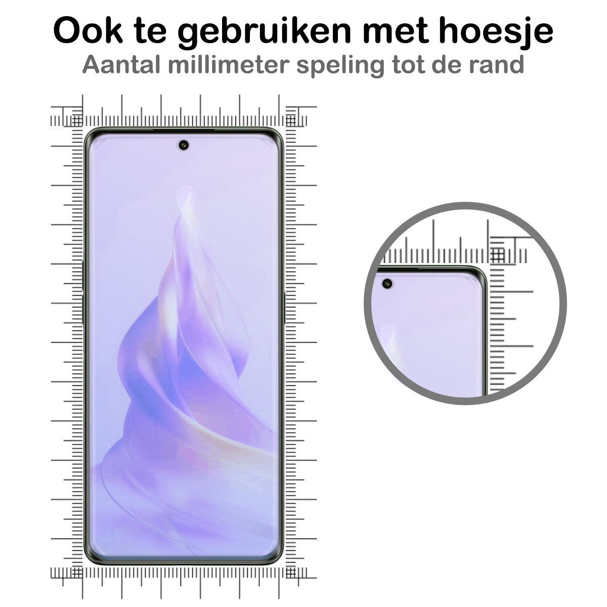 Gehard glazen screenprotector voor OPPO Reno 8T 4G