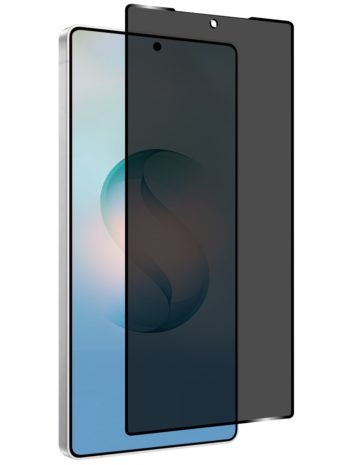 Screenprotector van gehard glas met privacyfilter