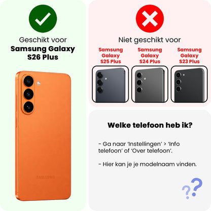 Flexibele TPU Screenprotector Geschikt voor Samsung S26 Plus