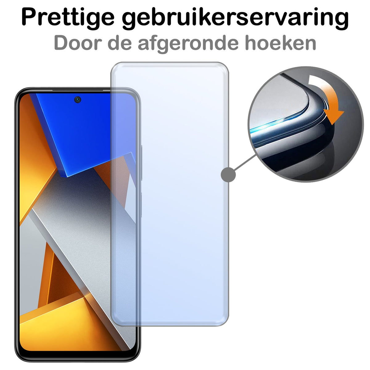 Gehard glazen screenprotector voor Poco M4 Pro 4G