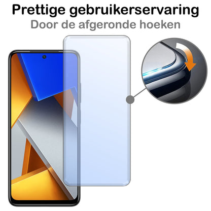 Gehard glazen screenprotector voor Poco M4 Pro 4G