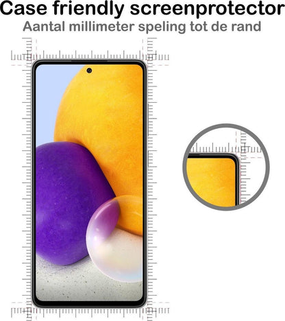 Gehard Glazen Screenprotector met Zwarte Randen