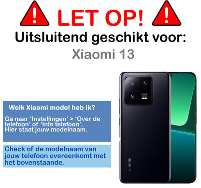 Gehard glazen screenprotector voor Xiaomi 13 met krasbescherming
