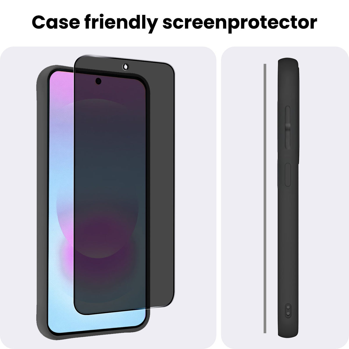 Privacy Screenprotector van Gehard Glas Geschikt voor Samsung A37