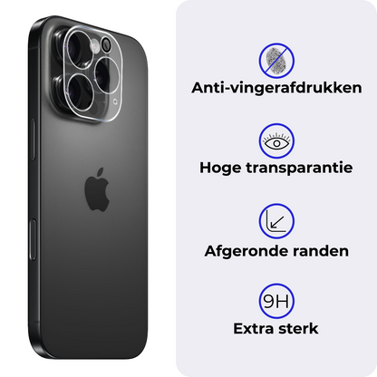 Glazen camera screenprotector voor iPhone 16 Pro Max